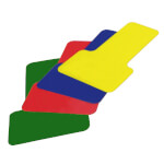 Lagerplatzkennzeichnung WT-7112, Strapazierfähiges Polycarbonat, gelb