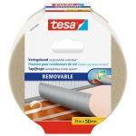 tesa Verlegeband doppelseitiges Fixierungs-Klebeband, Länge: 25 m