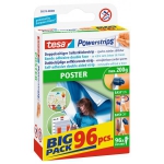 tesa Powerstrips Poster Big Pack doppelseitige Klebestreifen zur Wandmontage