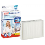 tesa Clean Air Feinstaubfilter L für Laserdrucker, Fax- und Kopiergeräte aus Natur-Vliesstoff