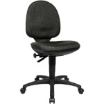 Topstar Tec 50 Arbeitsdrehstuhl ergonomische Rückenlehne stufenlos verstellbar, Lendenwirbelstütze