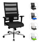 Topstar Bürostuhl X-Pander inkl. Armlehnen T2 OPA Design-Drehstuhl in Netzoptik