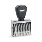 Classic 15310 Ziffernbänderstempel mit 10 Bändern, 3 mm Schrift