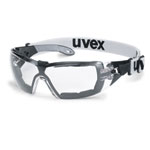 uvex Schutzbrille pheos guard mit abnehmbarem Kopfband