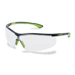 uvex Schutzbrille sportstyle schwarz lime Bügelbrille im sportlichen Design