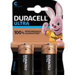 Duracell Ultra Power C (MX1400/LR14) Alkaline-Batterie mit Powercheck