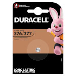 Duracell Knopfzellen 376/377 (SR626/V377/SR66/SR626W/SR626SW) Silber-Oxid Knopfzelle
