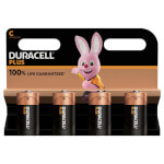 Duracell Plus +100% Alkaline-Batterie C (MN1400/LR14) 1.5 V