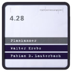 VARIO SIGN Türschild 'Rondo' Rahmen: ABS-Kunststoff,
