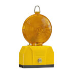 Wemas Leuchte-TL 2000/180 gelb für Schrankenzäune und Sicherheitsleitbaken mit Halter