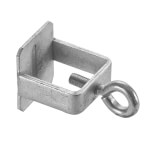 Wemas Klemmschelle Typ S ohne Ösen verzinkt Universalbandschelle zur kurzfristigen Befestigung von Schildern