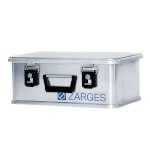 Zarges Aluminiumbox Mini Box XS staub- und spritzwassergeschützt, mit Comfort-Verschlüssen