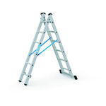 Leitern Kombi - Steh- u. Schiebeleitern ZARGES Z 300, einsetzbar als 2-teilige Schiebeleiter/