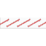 Sicherheitssiegel auf Bogen Text: Sicherheitssiegel (mehrfach pro Etikett)