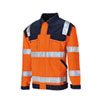 Dickies Workwear Warnschutz Hi-Vis Bundjacke orange/blau