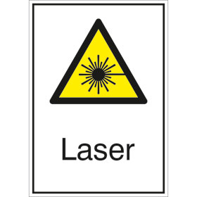 Panneau de danger combin Laser