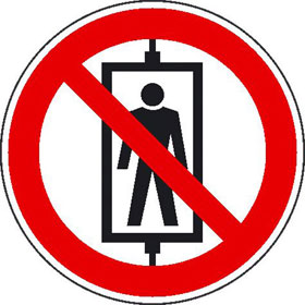 Panneaux d'interdiction Transport de personnes interdit