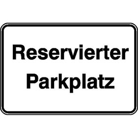 Signalisation de proprit foncire Place de parking rserve