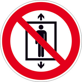 Panneau d'interdiction Interdiction de transporter des personnes