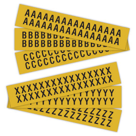 Lettres et chiffres autocollants sur carte Paquet combinaison Lettres de A  Z (1K par lettre)