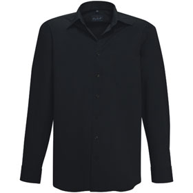Chemises Chemises de travail HAKRO Chemise de travail 'Performance',  manches longues, noir,