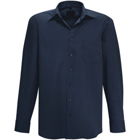 Chemises Chemises de travail HAKRO Chemise de travail 'Performance',  manches longues, bleu fonc,