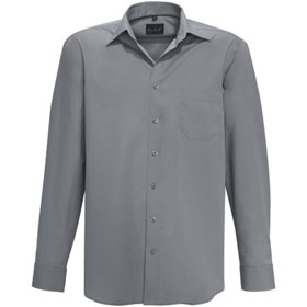 Chemises Chemises de travail HAKRO Chemise de travail 'Performance',  manches longues, gris moyen,