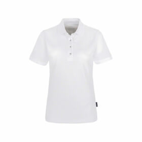 Hakro Damen-Poloshirt Coolmax No 206 wei temperaturregulierend mit Anti-Smell Ausrstung