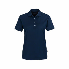 Hakro Damen-Poloshirt Coolmax No 206 blau temperaturregulierend mit Anti-Smell Ausrstung