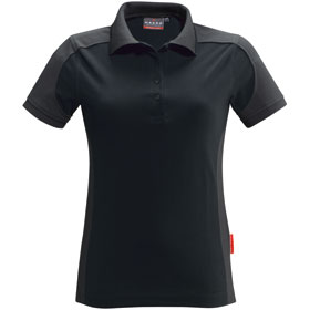 Vtements de profession - Poloshirts HAKRO Poloshirt Dames 'contrast performance', noir,