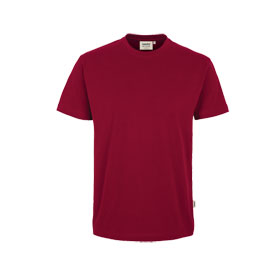 Vtement de travail T-shirts HAKRO T-Shirt 'CLASSIC', rouge vin,