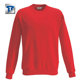 Vtement de travail Sweat-shirt HAKRO Sweat-shirt 'performance', rouge,