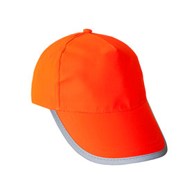 Korntex Warn-Kappe Montpellier fluoreszierend orange fr Erwachsende Gre einstellbar durch Klettverschluss