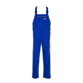 Pantalon de travail - salopette PLANAM salopette style cargo en coton, bleue royale,