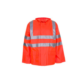 Vtements de protection haute visibilit Vestes de protection haute visibilit PLANAM veste de pluie haute visibilit, orange