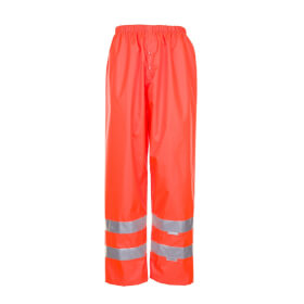 Vtements de protection haute visibilit Pantalons haute visibilit PLANAM pantalon de pluie haute visibilit, orange