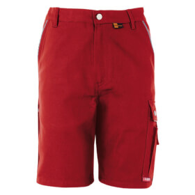 Pantalon de travail - shorts de travail PLANAM Shorts de travail Canvas 320, rouge, pantalon de travail court