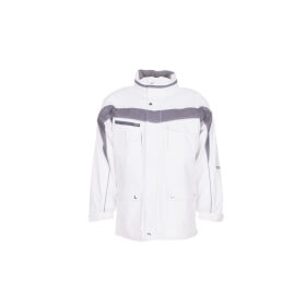 Vestes de travail - par tous les temps PLANAM veste pour tous les intempries Inline, blanche-zinc,