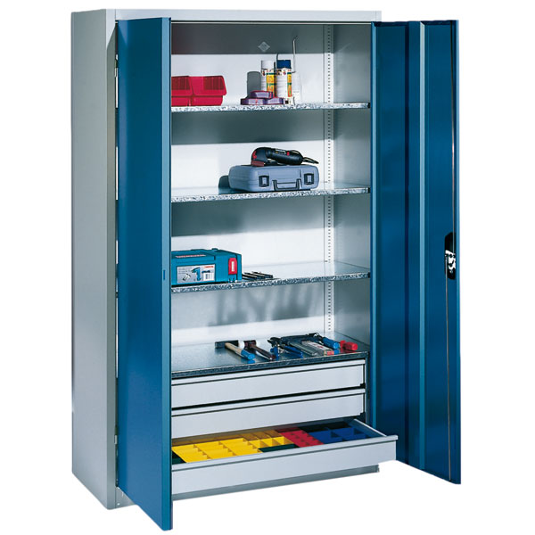 Armoires à outils Armoires acier C+P, Armoire grande à outils avec 3