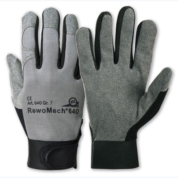 Gants de travail - protection mécanique Gants de protection mécanique  RewoMech, couleur: gris-noir