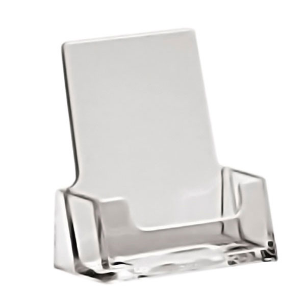 Porte-cartes De Visite Acrylique Transparent – Support Bureau épais, 3 Compartiments, Rangement Pro Pour Réunions, Expos, Salons
