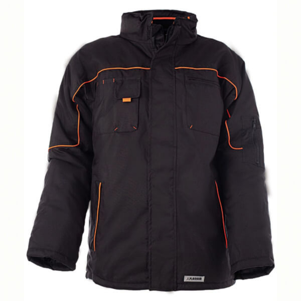 Planam IMPERMEABLE "Piper" noir/orange Planam IMPERMEABLE "Piper" noir/orange