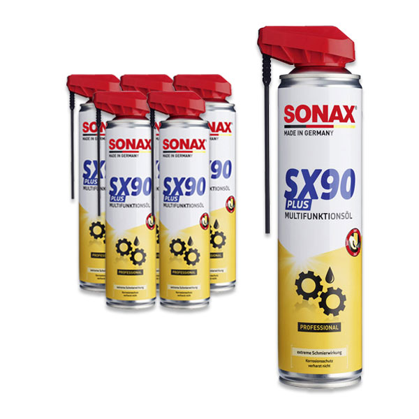 Sonax SX90 Plus Multifunktionsöl - 6er Sparset löst festgerostete Teile und  schützt vor erneuter Korrosion
