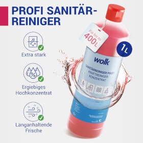 wolk Sanitrreiniger Profi Kraftreiniger-Konzentrat auf Basis von Amidosulfon- und Zitronensure