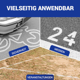12x wolk Kreidespray basic für temporäre Markierungen, pflanzenverträglich und wasserlöslich