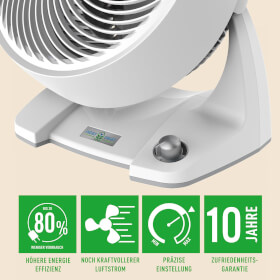 Vornado 633DC Bodenventilator einstellbarer Luftstrom von 0-99 Stufen