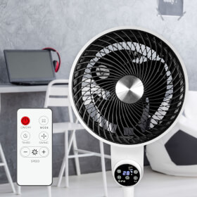 X4-LIFE Fan Pinguin DX Tischventilator 3 Schaltstufen Oszillation verringert den Wärmestau