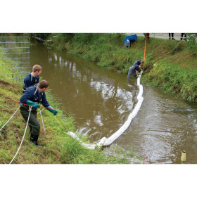 PIG Oil Only Spaghetti Wasser-Sperre 300 cm Bindemittel zur Absorbtion von Öl ohne Wasseraufnahme