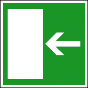 Rettungsschild Rettungsweg rechts / links