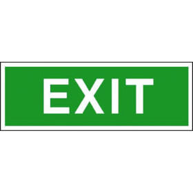 Rettungsschild Exit